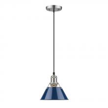  3306-S PW-NVY - Small Pendant - 7"
